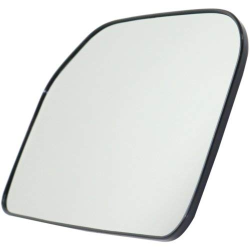 Kool Vue Driver Side Mirror Glass Compatible With 2007-2014 Toyota Fj Cruiser, Flat Glass Type, To1324161 With Backing Plate