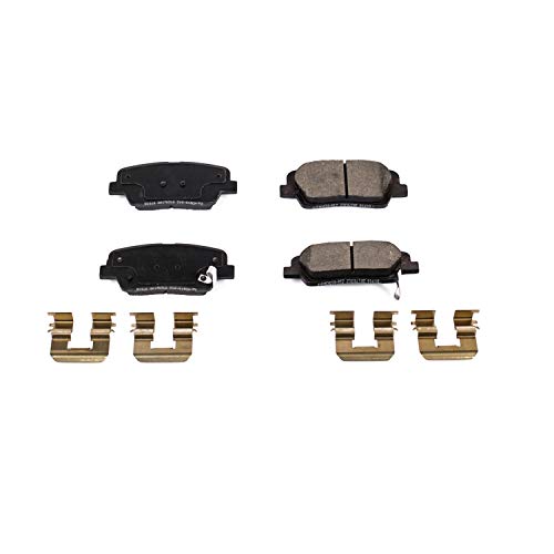 Power Stop 17-1916, Z17 Rear Ceramic Brake Pads With Hardware