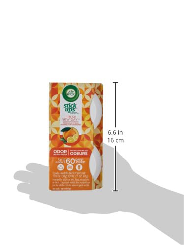 Air Wick Stick Ups Air Freshener, Sparkling Citrus, 2Ct