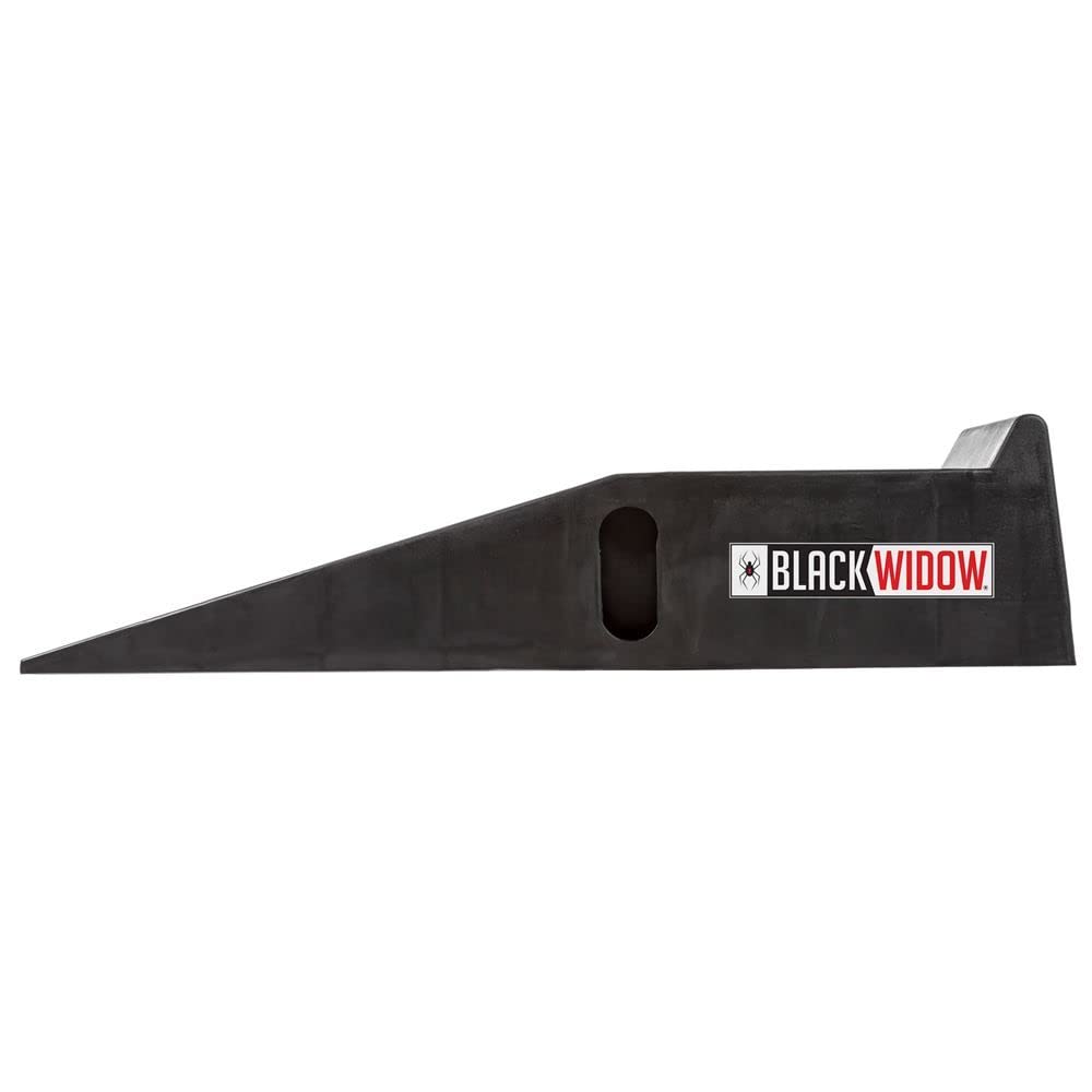 Black Widow Plastic Car Service Ramps - 10,000 lbs Capacity, 6.25" Lift Height, Set of 2, Black, Model PSR295
