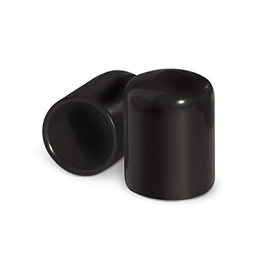 Colorlugs Vinyl Lug Nut Cover | Black | Flexible Fit Wheel Lug Nut Cap | Fits 19 Mm | Pack Of 25 | Includes Deluxe Extractor | Made In The Usa