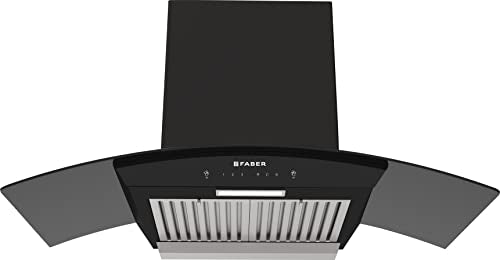 Faber 90 Cm 1500 M/Hr Autoclean Kitchen Chimney, 12Yr Warranty On Motor(2Yr Comprehensive), Autoclean Alarm, Mood L |Made In Ind