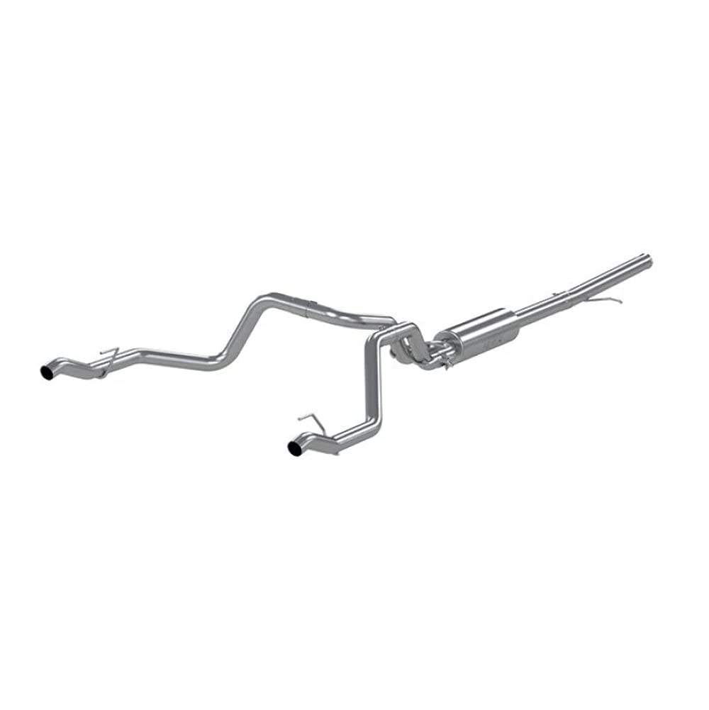 Mbrp S5085Al 2.5' Cat Back, Dual Rear Exhaust System (Aluminized Steel)