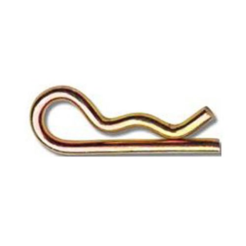 Double HH 1551 Yellow Hitch Pin Clip (10 Pack), 0.125 by 1-15/16