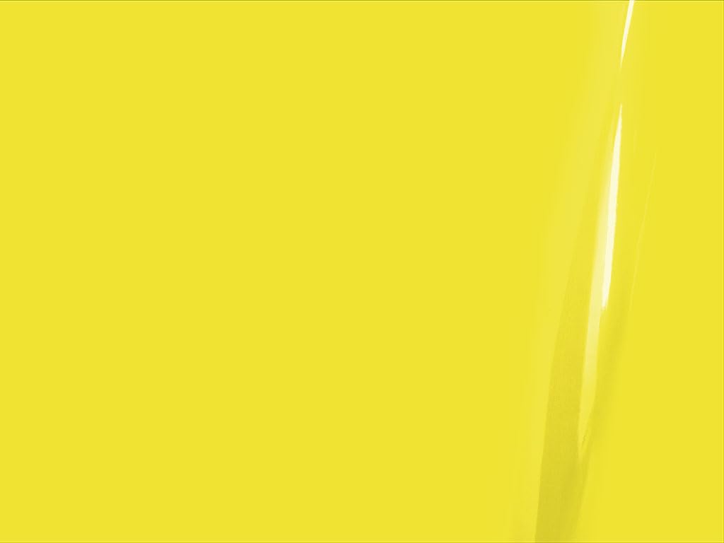 3M 2080 Series G55 Gloss Lucid Yellow - 5Ft X 30Ft - 150Sq Ft - Dual Cast Thick Vinyl Car Wrapping Film - Vehicle Sheet Roll