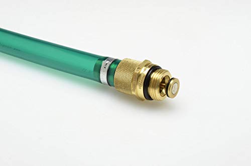 No-Spill Systems Oil Drain Kit - Dust Cap, Oil Plug & 10" Hose - Compatible with 38Paccar PX6-PX9, Green