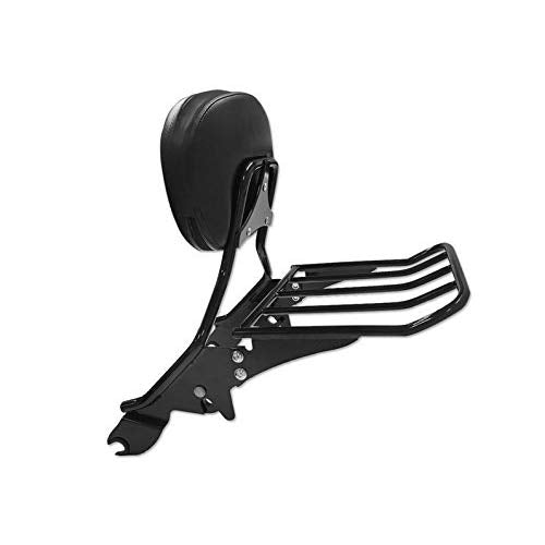 Hongk- Black Detachable Backrest Sissy Bar With Luggage Rack Compatible With Harley Davidson Touring 2009-2016 Electra Glide Road Glide Road King Street Glide [B01Lpbnbzs]