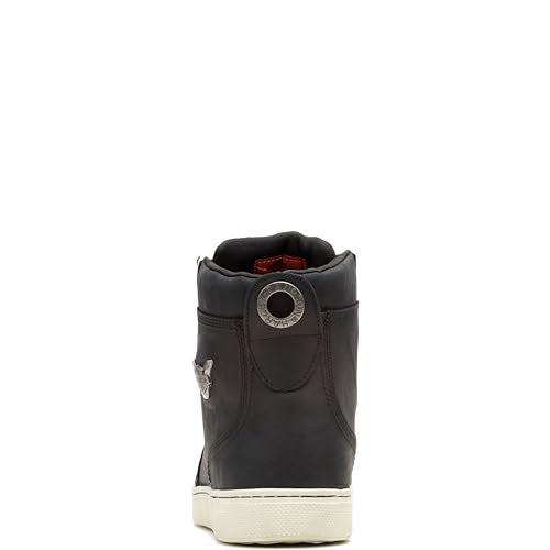 Harley-Davidson Footwear Men'S Bateman 5' Metal Leather Motorcycle Casual Sneaker Boot, Black, 10
