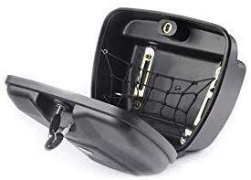 Carizo Bike Side Luggage Box Black For Honda Livo
