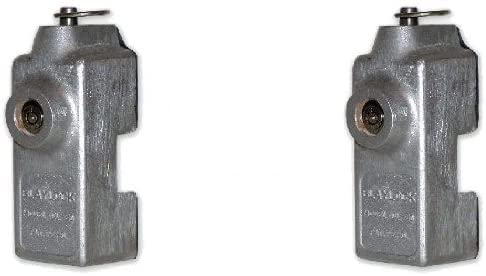 Blaylock DL80 Cargo Trailer Door Lock  2Pack of Keyed Alike Locks