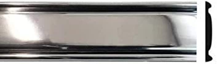 Automotive Authority 1973-1987 Chevy Gmc Chrome Side Body Trim Molding C10, C20, C30, K10, K20, K30, V10, Suburban, Custom Deluxe, Silverado, Pickup Trucks - 2.25' Wide (Full Roll - 320')