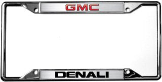 Eurosport Daytona - Compatible with GMC Denali License Plate Frame