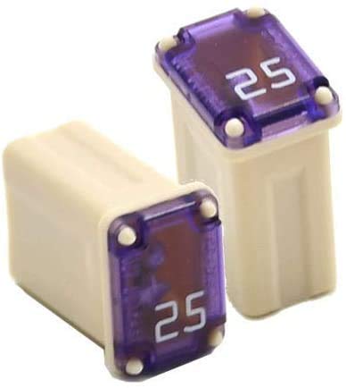 LORENZERIK MCASE Micro Cartridge Fuse Kit - 25 Pack, 15-40 Amp, Multi Color, Ideal for Cars, SUVs, and Trucks
