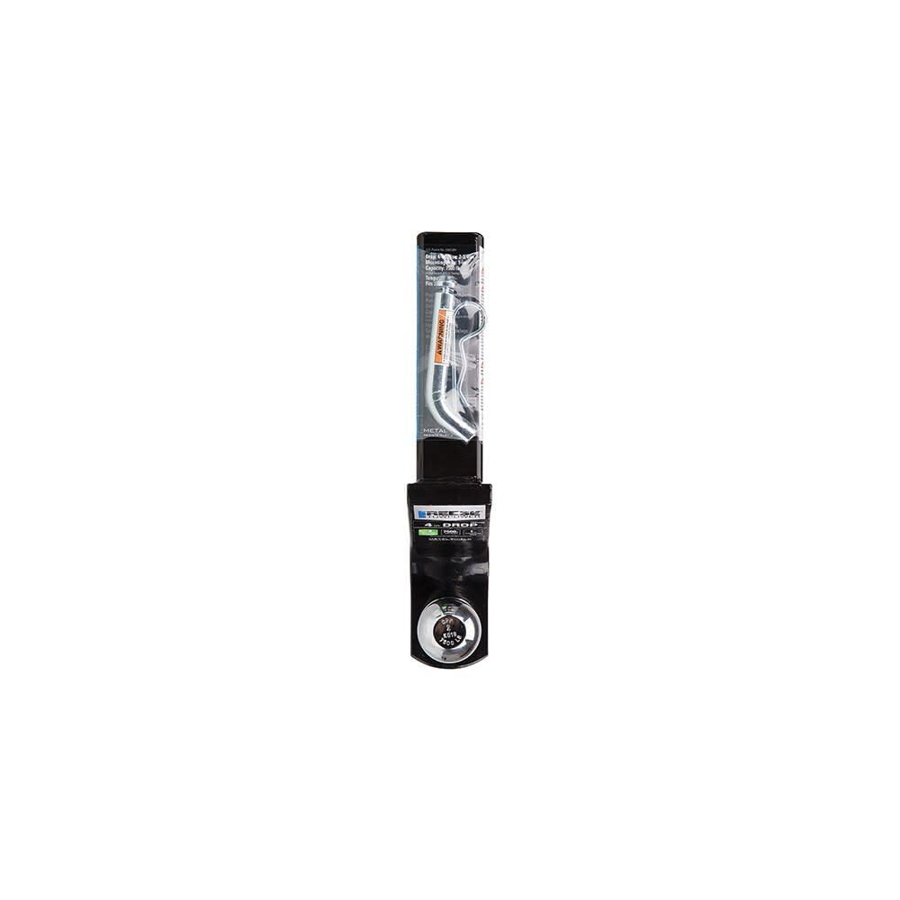 Reese Towpower 7081000 Trailer Hitch Drawbar and Ball Hitch Towing Kit, Fits Square 2 Inch Hitch Receiver, 4 Inch Drop, 7,500 lb