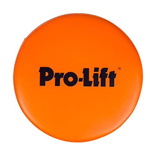 Pro-Lift Pneumatic Chair PL9300H - 300 lbs Capacity, Steel, 15" Height, Black/Orange
