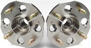 Trq Rear Wheel Hub Bearings Assembly Set Compatible With 1994-1997 Honda Accord
