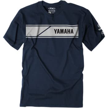 Factory Effex Yamaha Speed Block Premium T-Shirt Navy Xx-Large Blue Navy