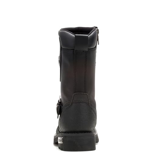 Harley-Davidson Men's Shift Leather Motorcycle Boot, Size 12 M, Black, Model D95125