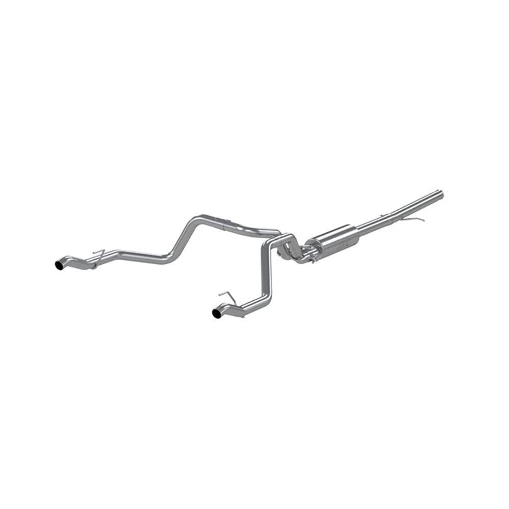 Mbrp S5085Al 2.5' Cat Back, Dual Rear Exhaust System (Aluminized Steel)
