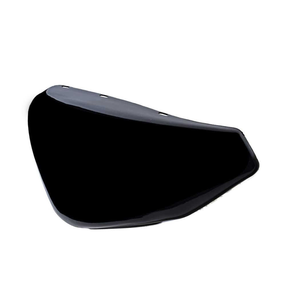 Left Side Battery Cover Compatible with 2004-2013 Harley Sportster XL1200 XL883 Seventy Two Forty Eight (Glossy Black)