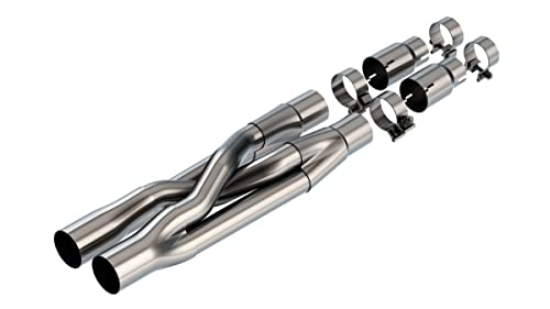 Borla 60715 Performance Exhaust Switchfire X-Pipe For 2018-2023 Ford Mustang Gt 5.0L V8 At/Mt. Replaces The Merge X-Pipe In Borla Cat-Back Sys. 140742, 140743, 140745, 140746 & Bc And Cf Tip Versions