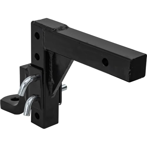 Buyers Products 1803095 4-Position 2 Inch Solid Shank Adjustable Ball Mount , Black