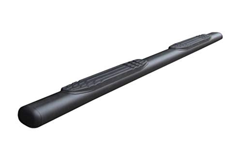 Go Rhino 10487T Oval Side Steps - 4" Textured Black Alloy Steel for 99-24 Ram, GMC, Ford, Nissan, Toyota, Jeep, Chevrolet, Dodge