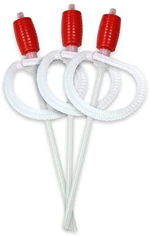 3Pk | Tera Pump Trdp14 Gas Siphon Hand-Operated Liquid Transfer Pump (1.8 Gpm) Water Transfer Pump For Light Oils, Kerosene, Or 
