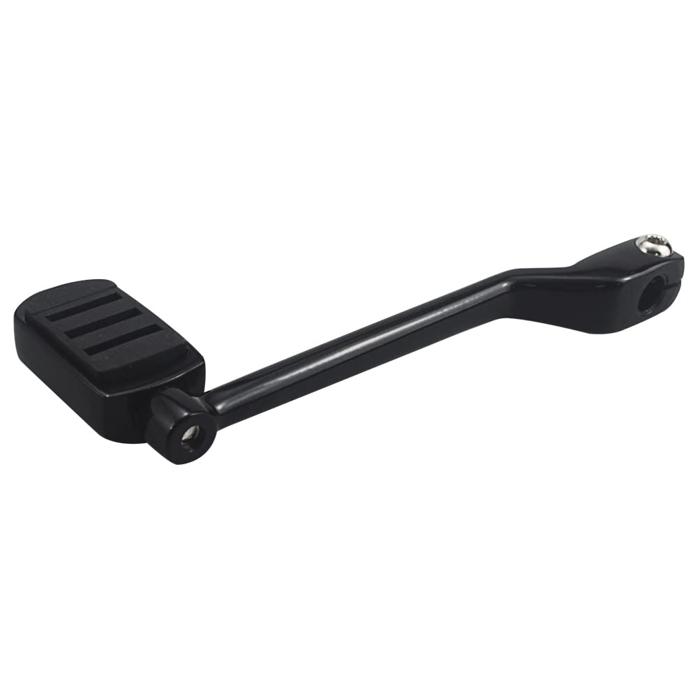 Wowtk Heel Shift Lever,Rear Shift Lever W/Shifter Peg For Harley 1986-2017 Fl Softail, 1988-2024 Touring Road Glide Electra Glide Road King Street Glide And 2008-2024 Trike Models,Black