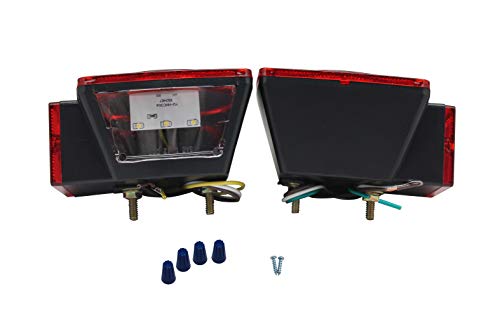 Maxxhaul 70460 12V Led Trailer Tail Lights (Turn/Stop/Signal-Left/Right-Dot Compliant)