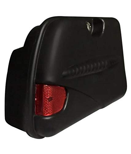 Mizzeo Bike Side Luggage Box Black For Hero Hunk