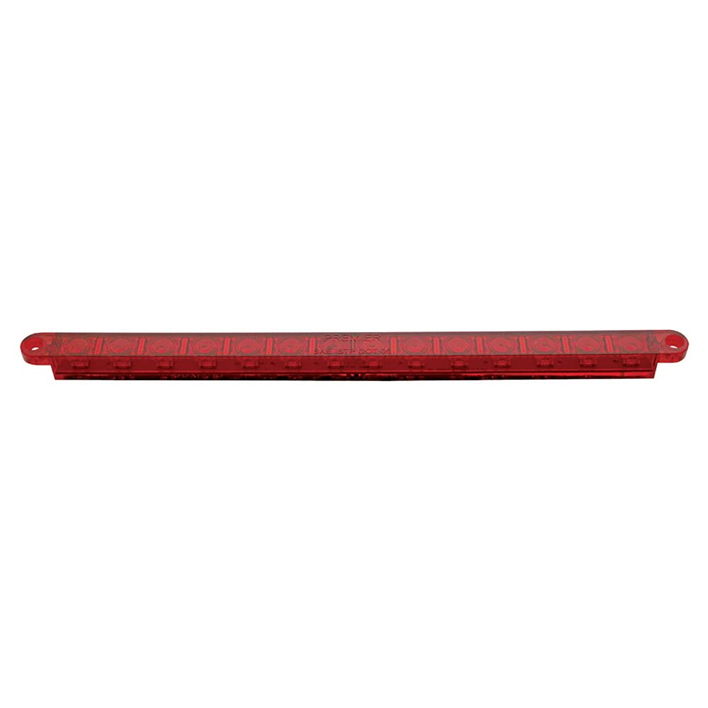 United Pacific 14 Led 12'' Stop, Turn & Tail Light Bar Only - Red Led/Red Lens, 38947