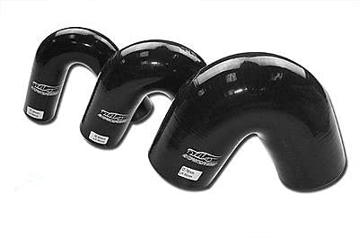 TT Racing 4-Ply Silicone Turbo Hose Pipe 135° Elbow Connector 76mm 3" Black