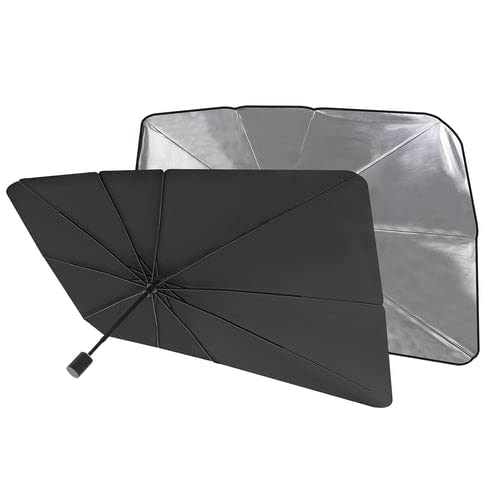 SNAPSHOPECOM Retractable Windshield Sun Shade for Car,Front Window Foldable Retractable Sunshade Cover Curtain Keep Your Vehicle