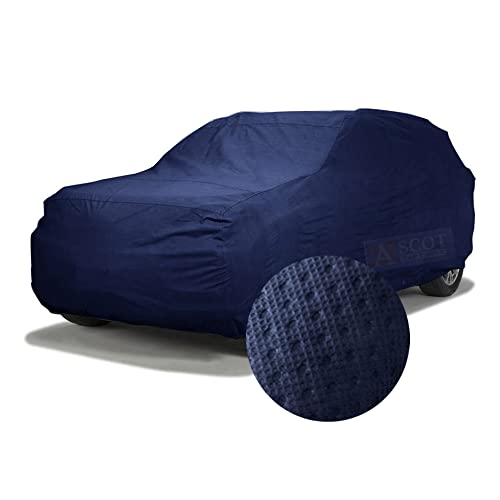 Ascot, Car Cover For Hyundai Creta/Creta Facelift 20202025 Model With Mirror & Antenna Pockets 3 Layers Customfit Heat Resista