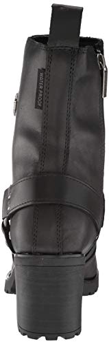 HARLEY-DAVIDSON FOOTWEAR Women's RR-Howell Motorcycle Boot, Leather, Size 10, Blk 7" Harness, Model D84665