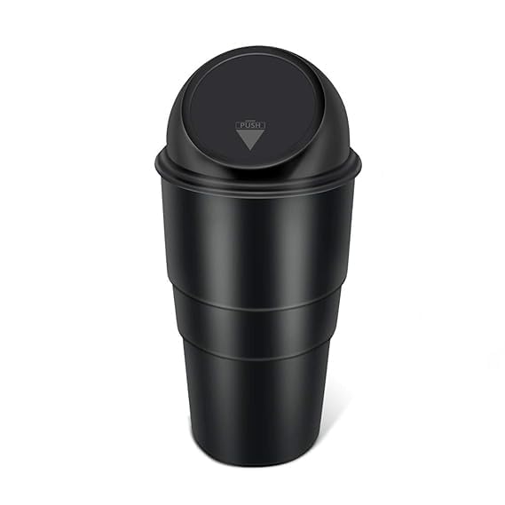 BKQPTL Plastic ManualLift Car Dustbin | Dustbin For Car | Car Trash Bin | Car Bin | Car accessories 2025 | Car Bin Trash | Mini
