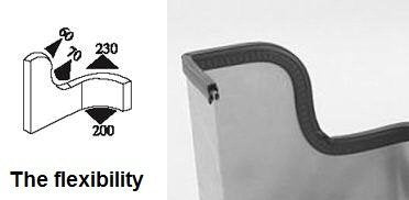Door Rubber Strip Horizontal Bulb Trim Seal Automotive Door Weatherstripping (40 Feet)