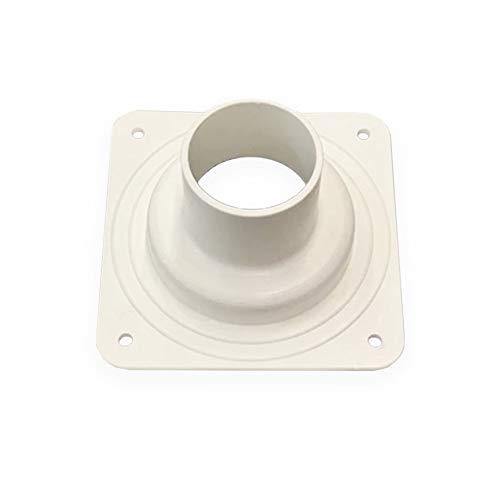 A.A Battery Box Vent System - Black - Louver Cover and Cone Plate - RV's, Campers, Trailers, Motorhome Repair (Complete Vent Sys