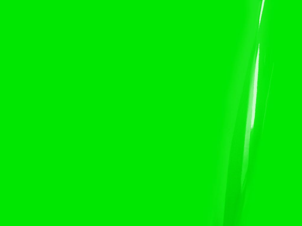 Rvinyl 3M 1080 Series Car Wrap Vinyl Film - Satin Neon Fluorescent Green - 5ft x 12ft - Controltac Air Release Adhesives
