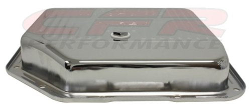 Compatible/Replacement For Chevy/Gm Turbo Th-350 Steel Transmission Pan - Chrome