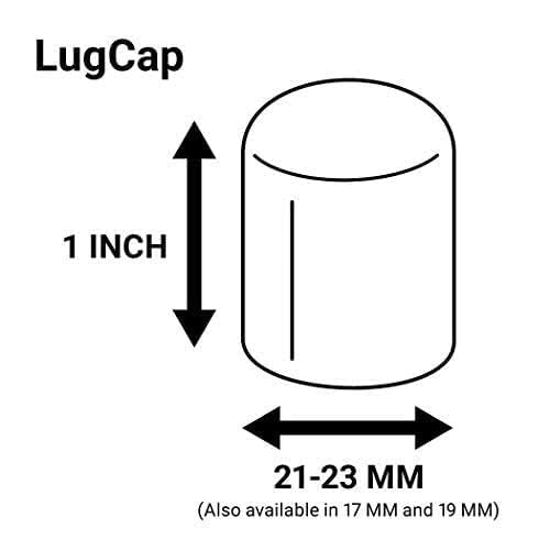 Colorlugs Vinyl Lug Nut Cover | Neon Green | Flexible Fit Wheel Lug Nut Cap | Fits 21-23 Mm | Pack Of 25 | Includes Deluxe Extra
