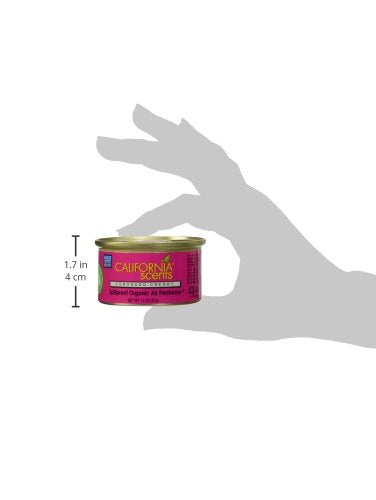 California Scents Spillproof Organic Air Freshener, Coronado Cherry, 1.5 oz Cannister, Red, Model #CAN-016