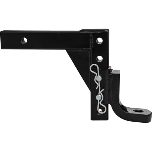 Buyers Products 1803095 4-Position 2 Inch Solid Shank Adjustable Ball Mount , Black