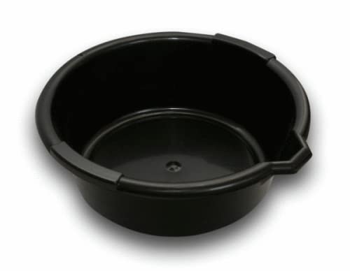 Wirthco Funnel King 32950 Oil Drain Pan, Length 13 1/2, Height 4 1/2, Made In Usa, Black