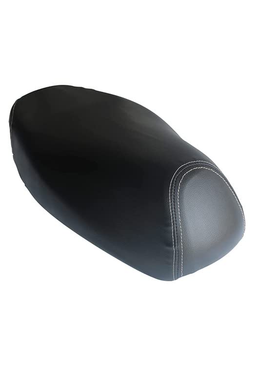 Lakshmina Enterprises Leather_058 Leather Scooty Seat Cover Bike Seat Cover Seat Cover Activa 5G Black