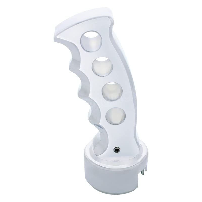 United Pacific 70683 - Manual Transmission Shift Knob - Chrome ''Gatling'' 13/15/18 Speed Gearshift Knob With Adapter
