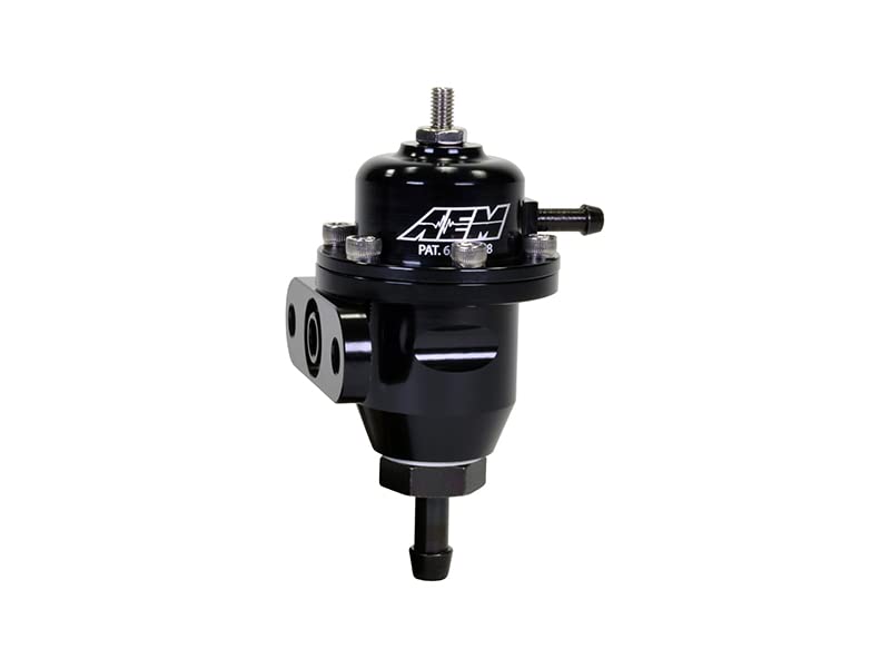 Aem 25-300Bk Black High Volume Adjustable Fuel Pressure Regulator