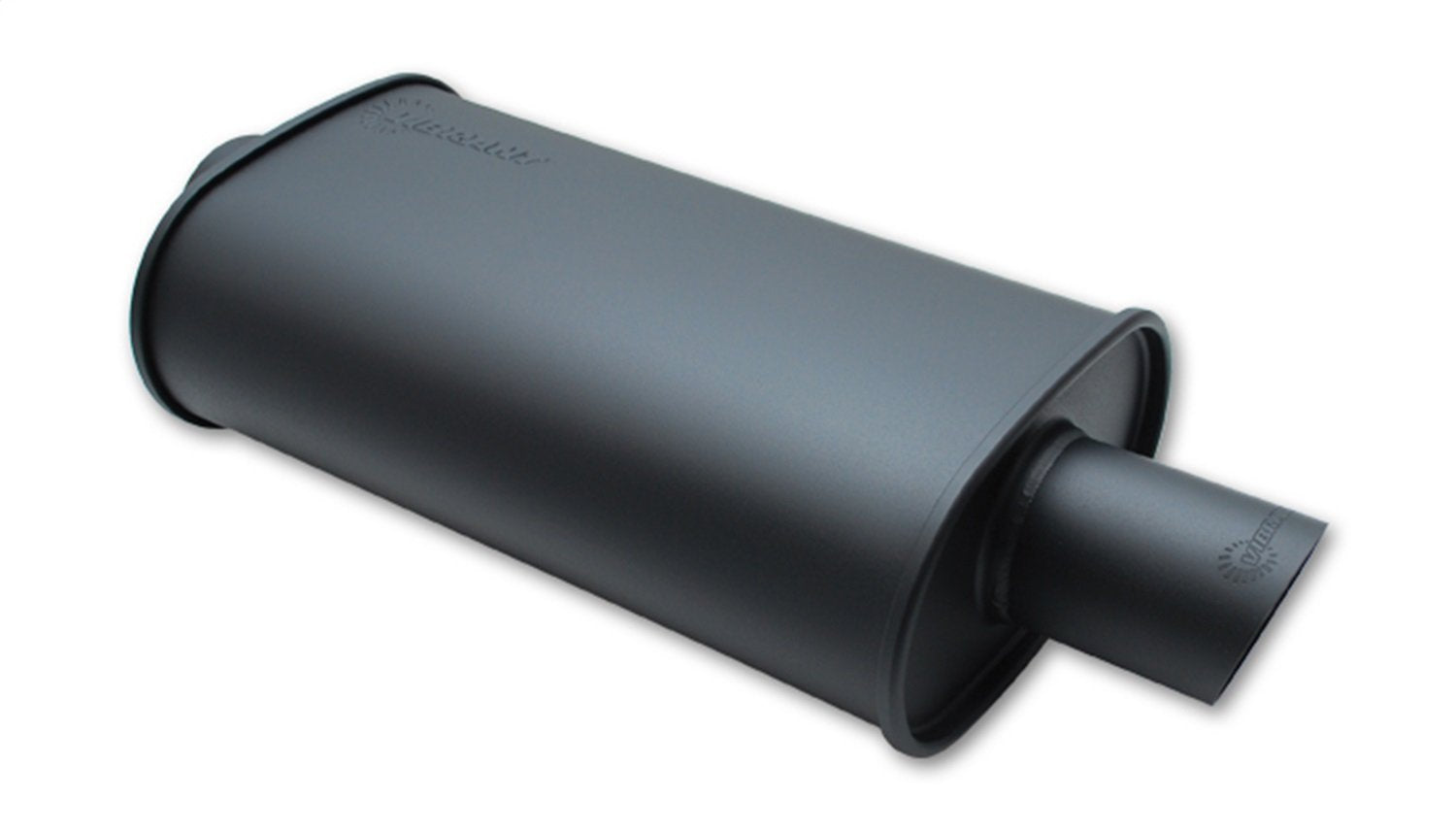 Vibrant Performance Vibrant 1147 Streetpower Black Flat Oval Muffler, 20 Inches