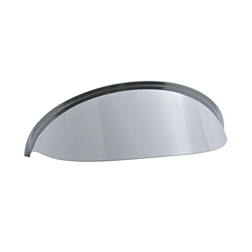 United Pacific 10533 Polished 304 Grade Stainless Steel Visor For 5-3/4 Headlight, Durable Construction, Smooth/Shiny Finish - O